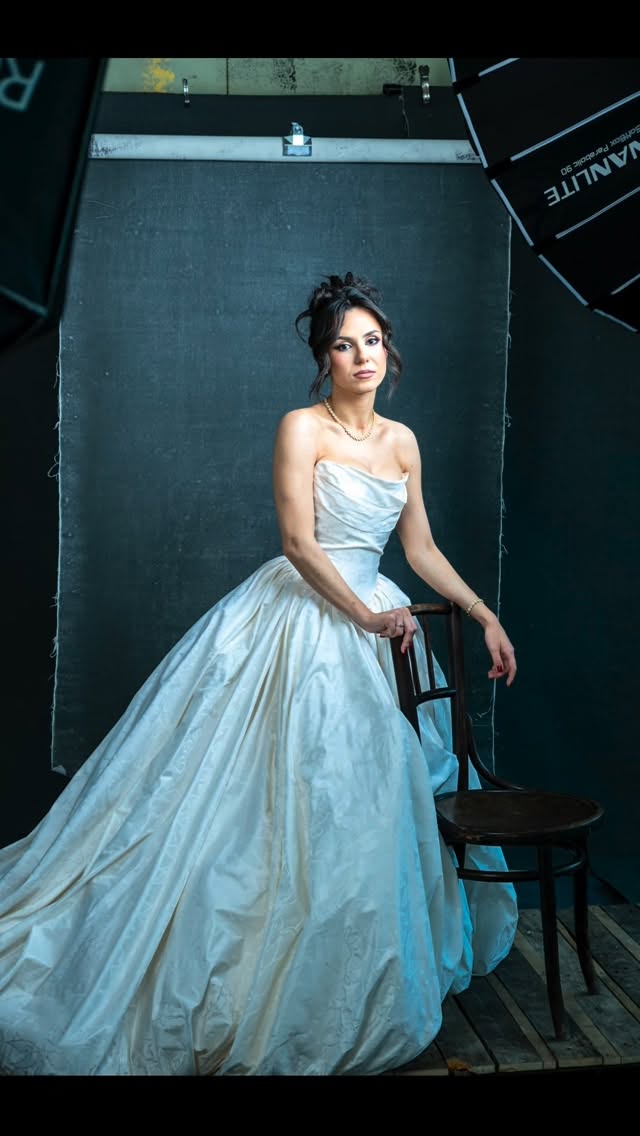Portrait session — studio lighting