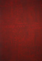 10719 Red Distressed Text M