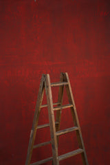 10719 Red Distressed Text M