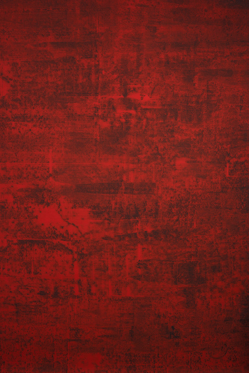 10759 Red Distressed Text L