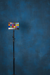 12143 Blue Distressed Text L