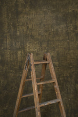 12202 Olive Green Distressed Text M