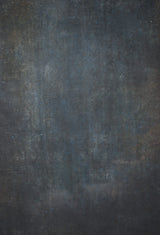 12477 Blue Brown Distressed Text M