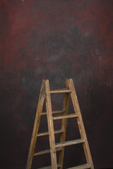 12924 Red Grey Distressed Text M