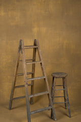 1296 Ochre Distressed Text XL
