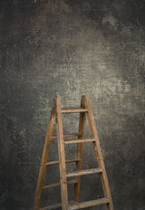 13153 Green Beige Distressed Text L