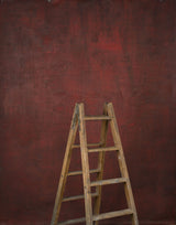 14215 Red Distressed Text M