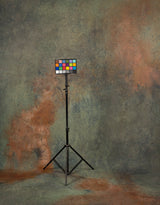 1465 Green Brown Strong Text XL Size Hand Painted Backdrops