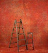 1469 Red Strong Text XL Size Hand Painted Backdrops