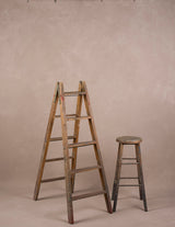 1474 Beige Low Text XL Size Hand Painted Backdrops