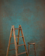 1475 Tirquize Mid Text L+ Size Hand Painted Backdrops