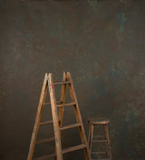 1479 Brown Mid Text L+ Size Hand Painted Backdrops