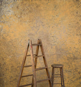 1480 Ochre Mid Text L+ Size Hand Painted Backdrops