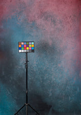 Backdrop with blue and pink combination