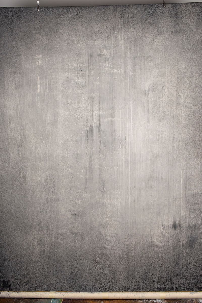 Grey Backdrop Hand Painted Mid Text Large Size 15348