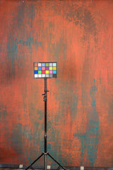 Orange Blue Hand Painted Backdrop Strong Text Large Size 15349