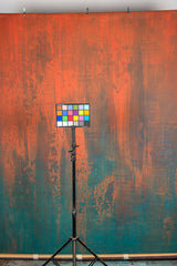 Orange Blue Hand Painted Strong Text Large Size 15351