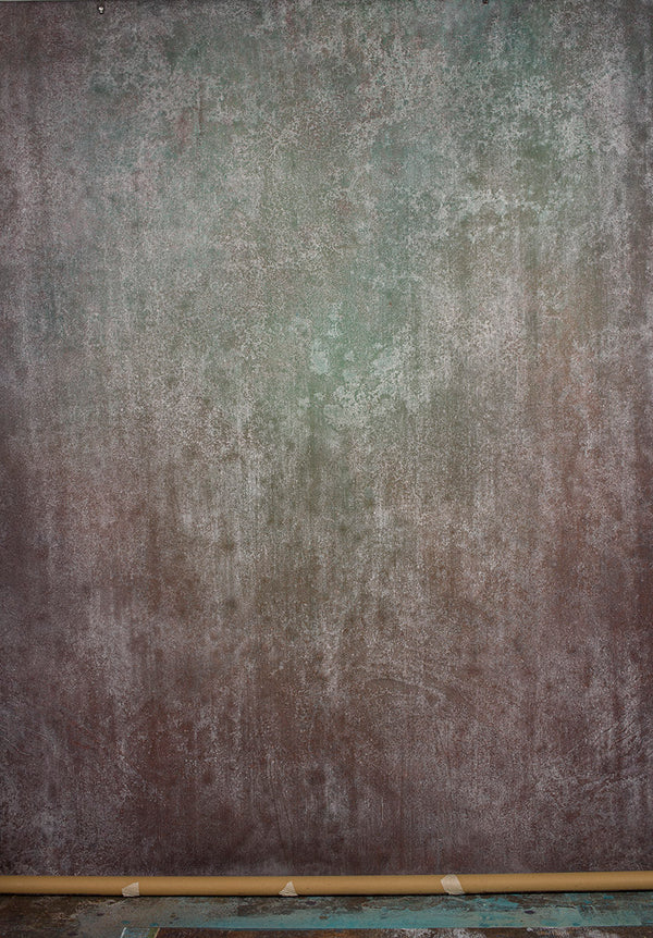 Brown Green Hand Painted Backdrop Strong Text Large Size 15356