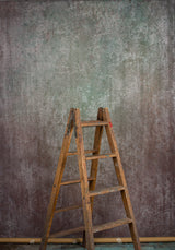 Brown Green Hand Painted Backdrop Strong Text Large Size 15356