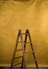 GOLD Hand Painted Backdrop Mid Text Large Size 15361