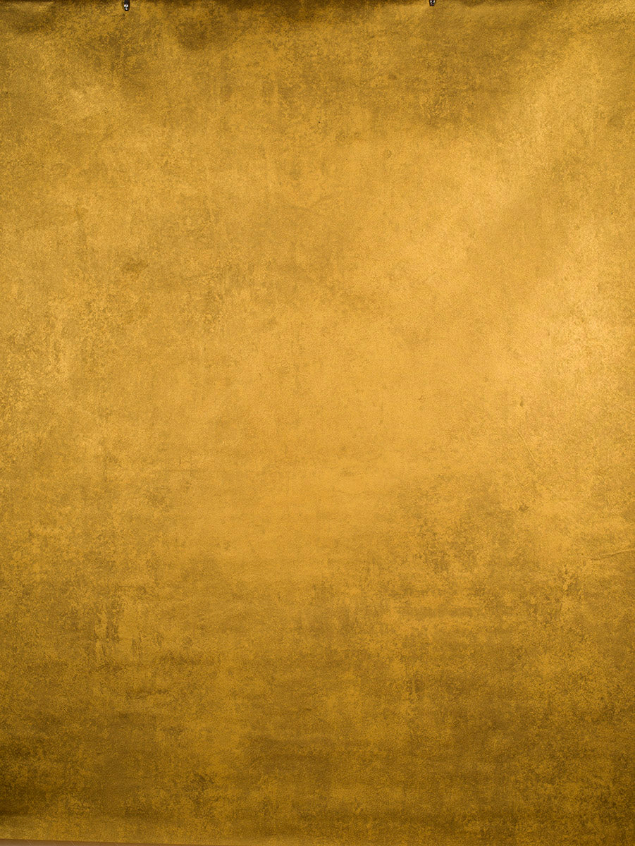 Gold Hand Painted Backdrop Mid Text Large Size 15362
