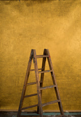 Gold Hand Painted Backdrop Mid Text Large Size 15362