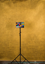 Gold Hand Painted Backdrop Mid Text Large Size 15362