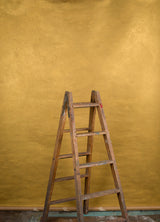 Gold Hand Painted Backdrop Mid Text Large Size 15366