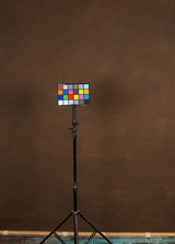 Brown Hand Painted Backdrop Mid Text Large Size 15368