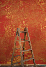 Red Gold Hand Painted Backdrops Strong Text Large Size 15374