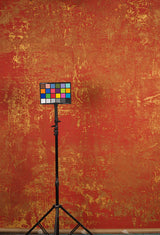 Red Gold Hand Painted Backdrops Strong Text Large Size 15374