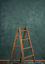 Green Hand Painted Backdrop Mid Text Large Size 15376