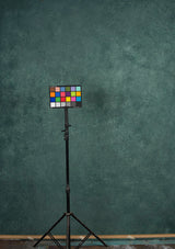 Green Hand Painted Backdrop Mid Text Large Size 15376