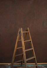 Red Hand Painted Backdrop Mid Text Large Size 15377