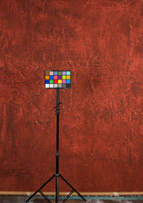 Red Hand Painted Backdrop Mid Text Large Size 15380