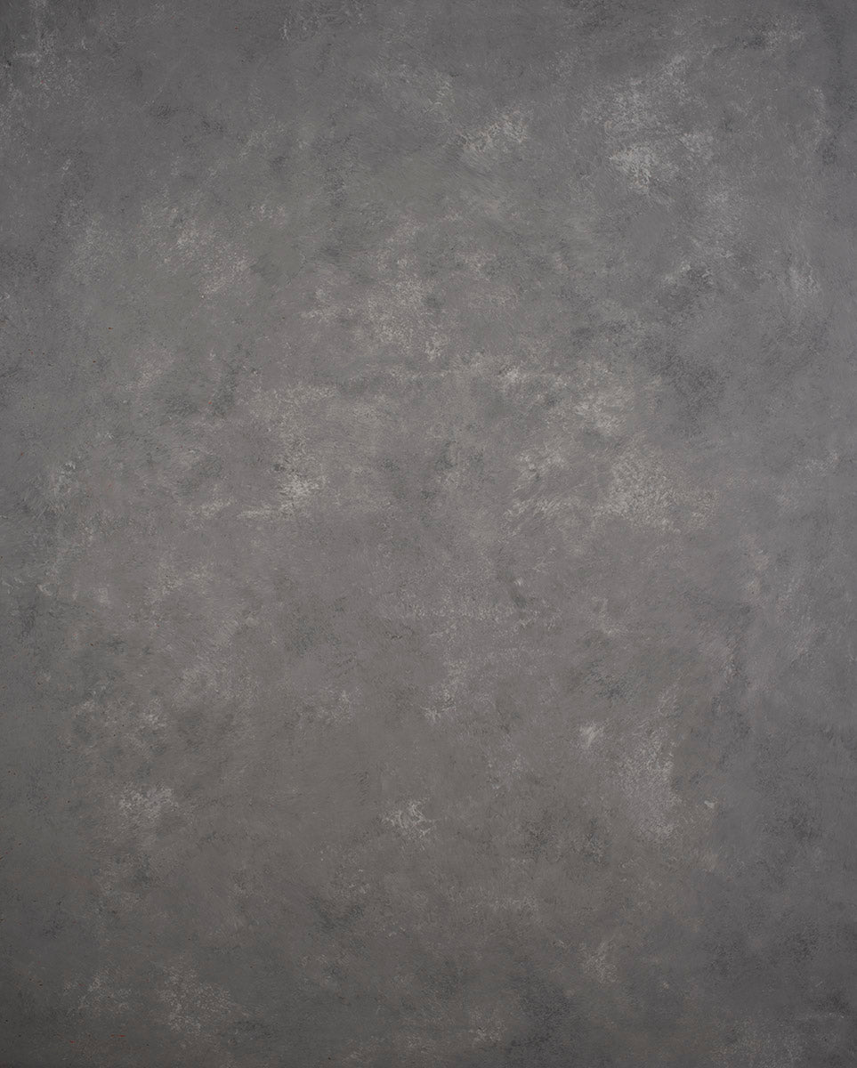 15597 Grey Mid Text Large Hand Painted Backdrops