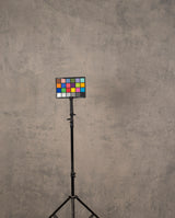 15602 Grey Mid Text Large Hand Painted Backdrops