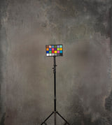 15614 Green Grey  Mid Text Large Hand Painted Backdrops