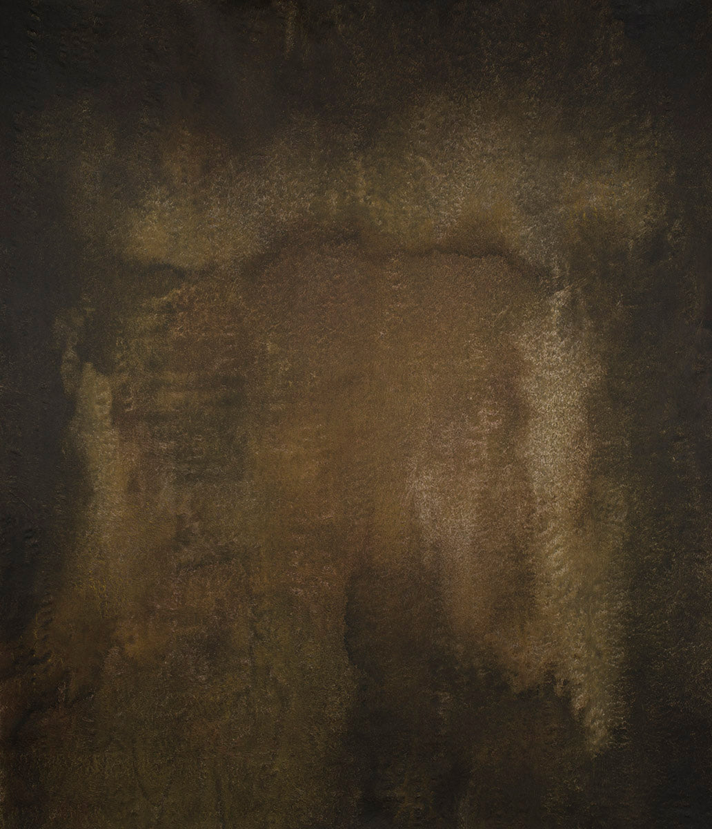 15615 Green Brown Strong Text Large Hand Painted Backdrops
