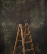15617 Green Strong Text Large Hand Painted Backdrops