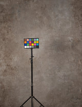 15635 Warm Grey Strong Text Mid Size Hand Painted Backdrops
