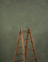 15645 Green Low Text Mid Size Hand Painted Backdrops