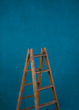 15679 Blue Low Text Mid Size Hand Painted Backdrops