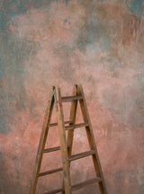 15681 Rose Blue Strong Text Mid Size Hand Painted Backdrops