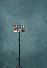 15684 Blue Mid Text Standard Size Hand Painted Backdrops