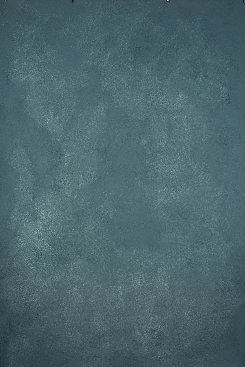 15686 Blue Mid Text Standard Size Hand Painted Backdrops
