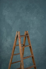 15686 Blue Mid Text Standard Size Hand Painted Backdrops