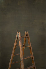 15688 Olive Green Distressed Text Standard Size Hand Painted Backdrops