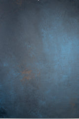 477 Blue Mid Text L