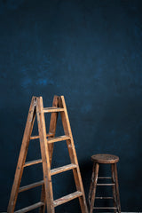 634 Blue Mid Text L